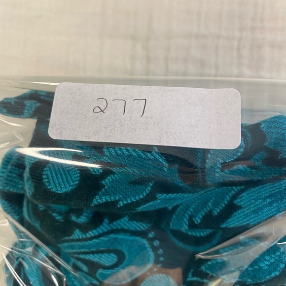 Talbots Green Teal Paisley Merino Wool Long Sleeve Open Cardigan Sweater Small - Picture 12 of 12